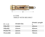 NO.506-R-TYPE-SHELL-WITH-HEX-BOLT