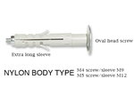 NO.510-NYLON-Extra-long-sleeve-Oval-head-screw