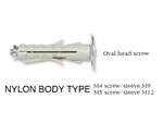 NO.510-NYLON-OVAL-HEAD-SCREW